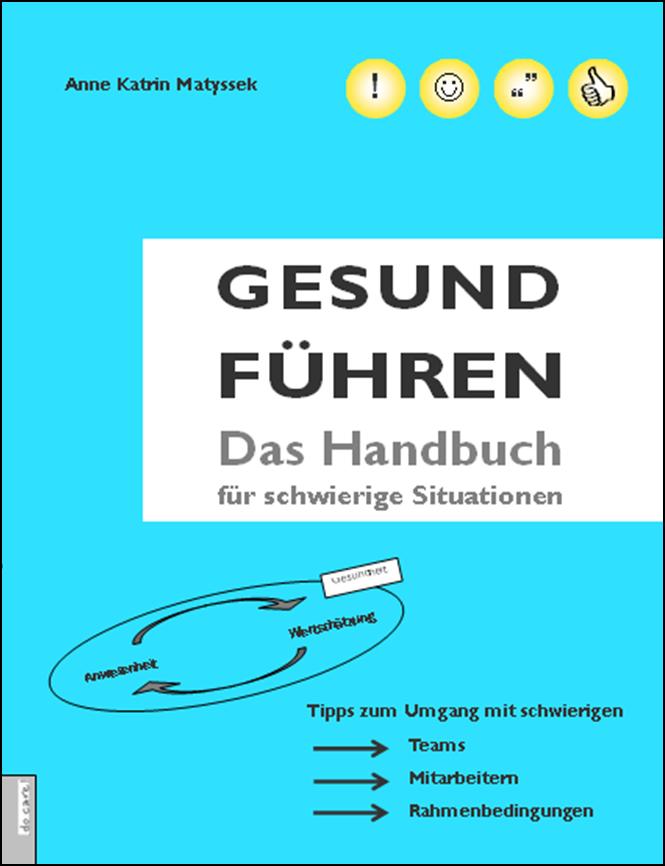 GESUND FÜHREN - Buchcover von Anne Katrin Matyssek - do care!