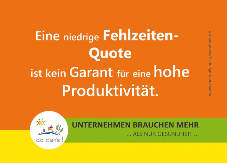 Postkarte - deshalb helfen auch keine Anwesenheitsprämien