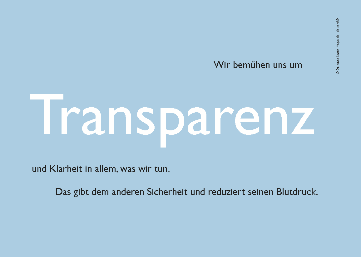 Transparenz