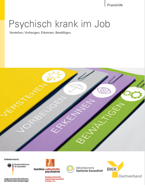 psychisch kranke Mitarbeiter und Mitarbeiterinnen: Gute Broschür dazu