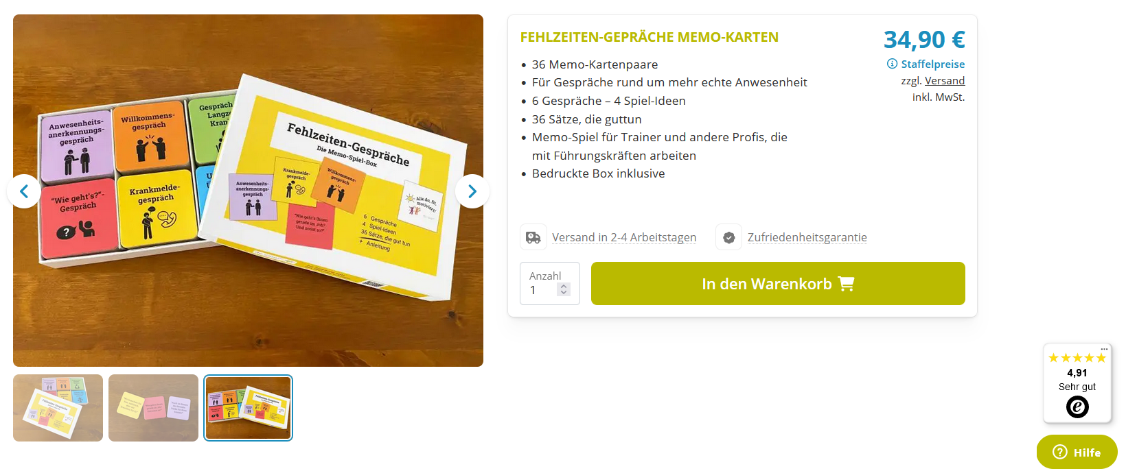 Memospiel Im Shop Shot