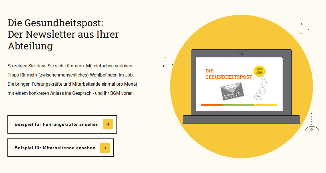 Gesundheitspost Shot