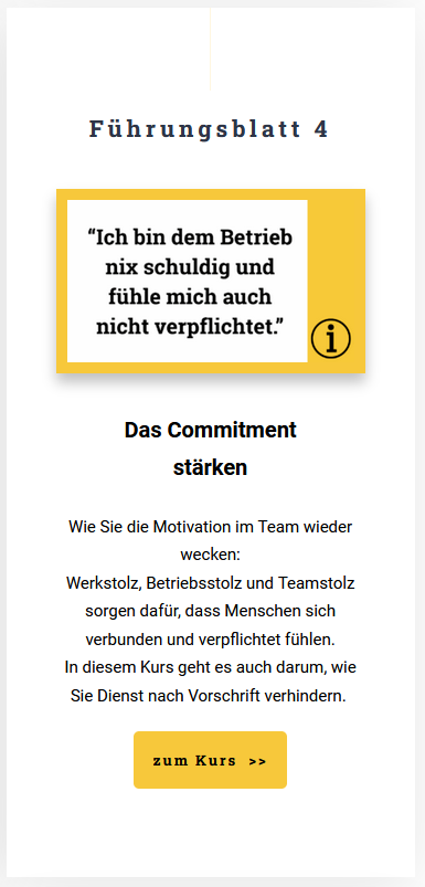 Commitment shot
