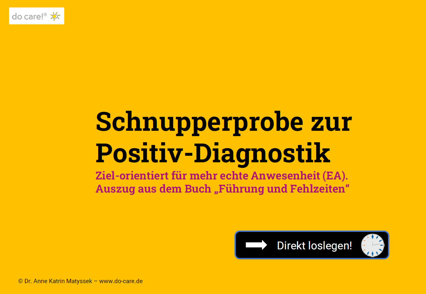 Positiv analyse schnupper shot