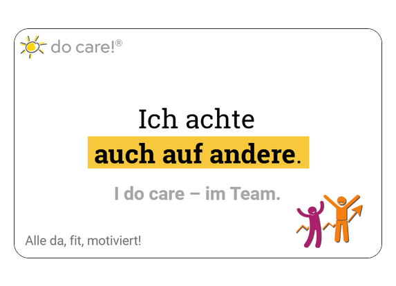 Ich achte auf andere shot